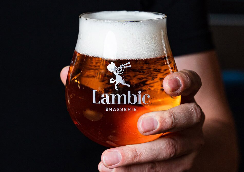 Логотип для сети ресторанов Lambic