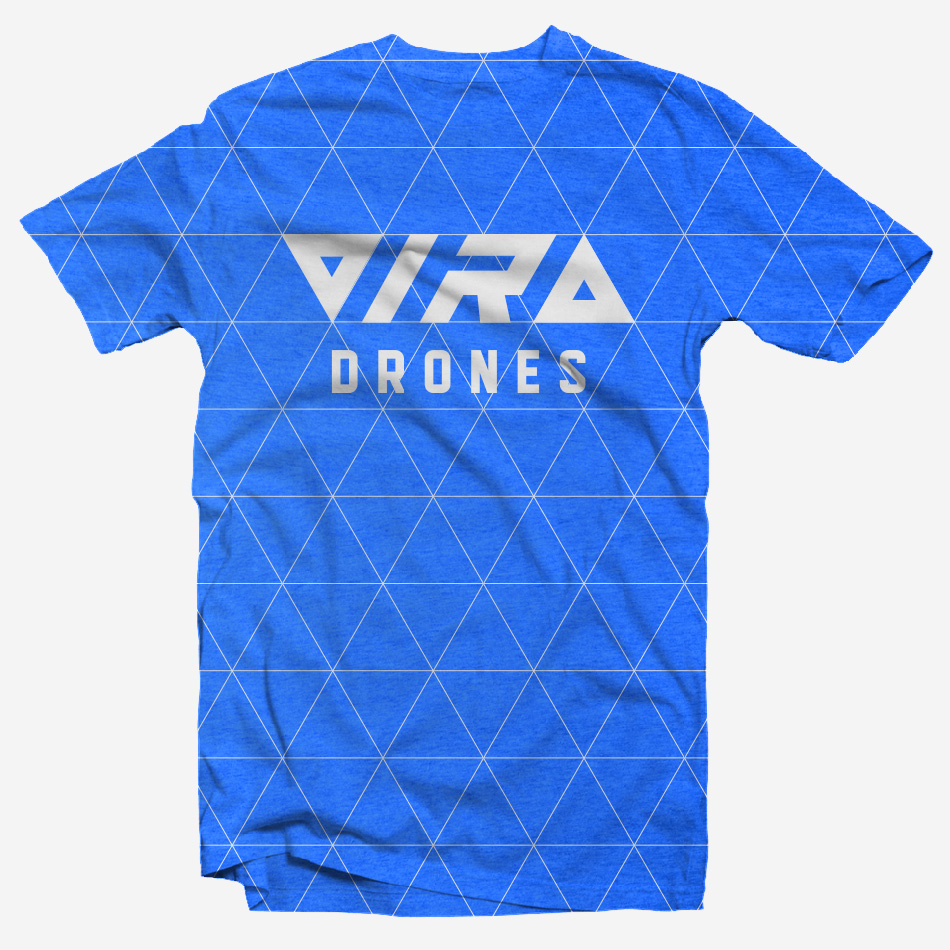 Vira Drones логотип фирменный стиль