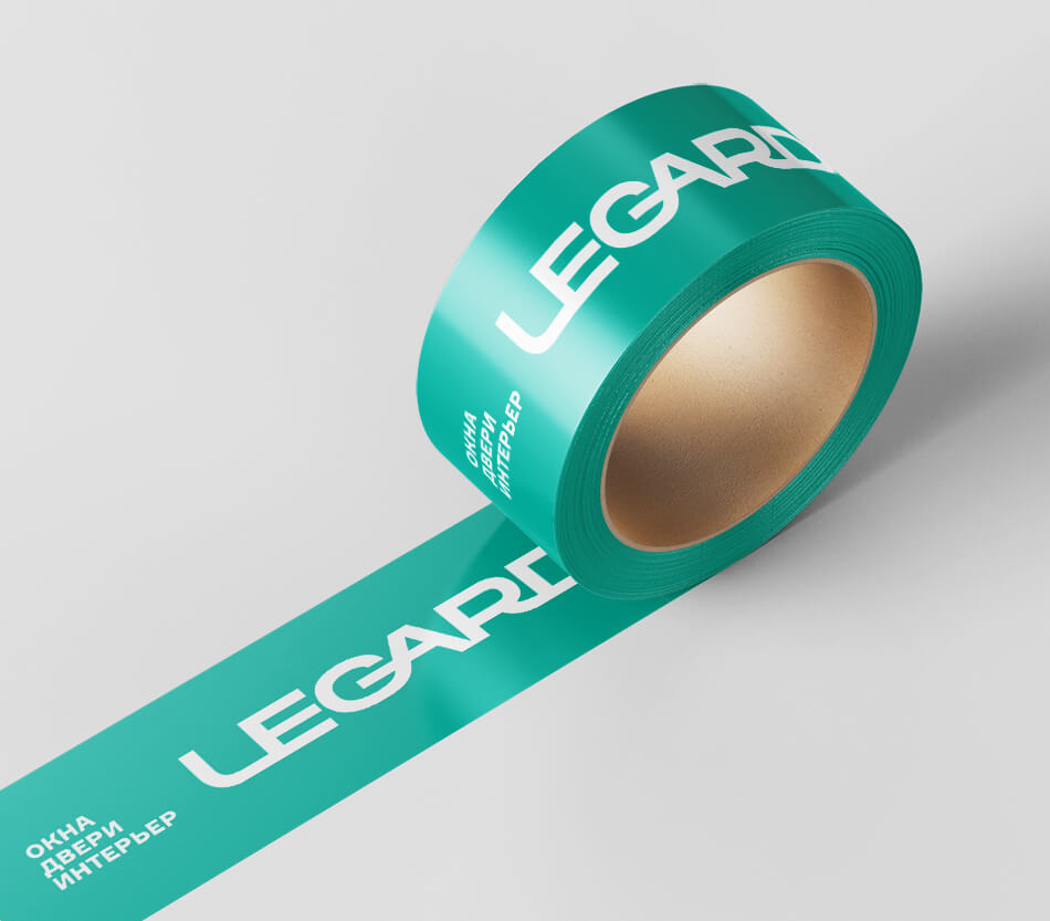 Логотип компании Legard. Производство окон и дверей.